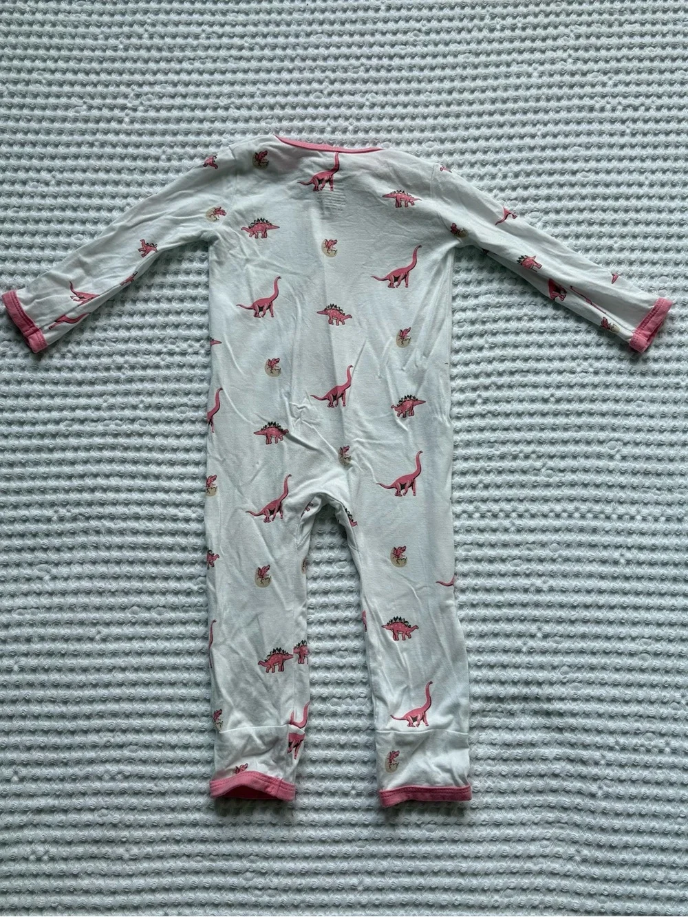 Kyte Baby Rose Jurassic Zippered Romper Sleeper Rare Retired Print Bamboo 6-12M